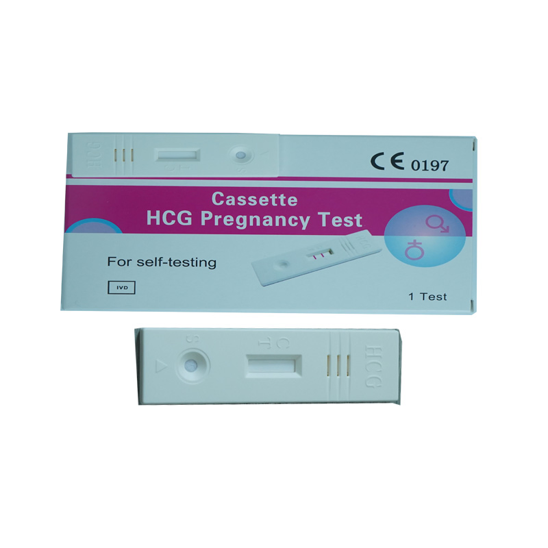 Wholesale Cassette Style Accuracy Urine Sample HCG Positive Pregnancy Rapid Diagnostic Test Kit