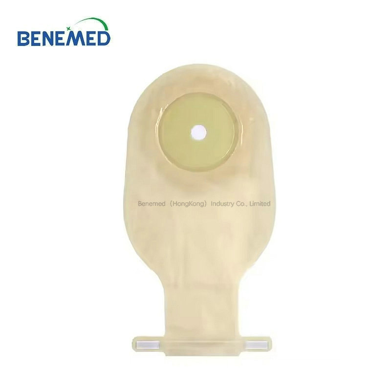 Disposable Medical Adult Open Stoma Clip-in Type Ostomy Bag Colostomy