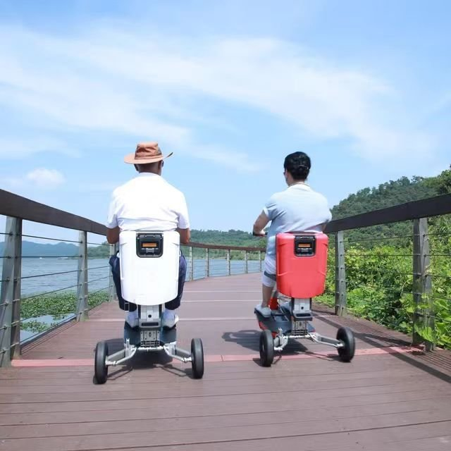 4 Wheel Mobility Travel Folding Lightweight Motorized Luggage Manufacturer Electric Mobility Scooter for Elderly Senior