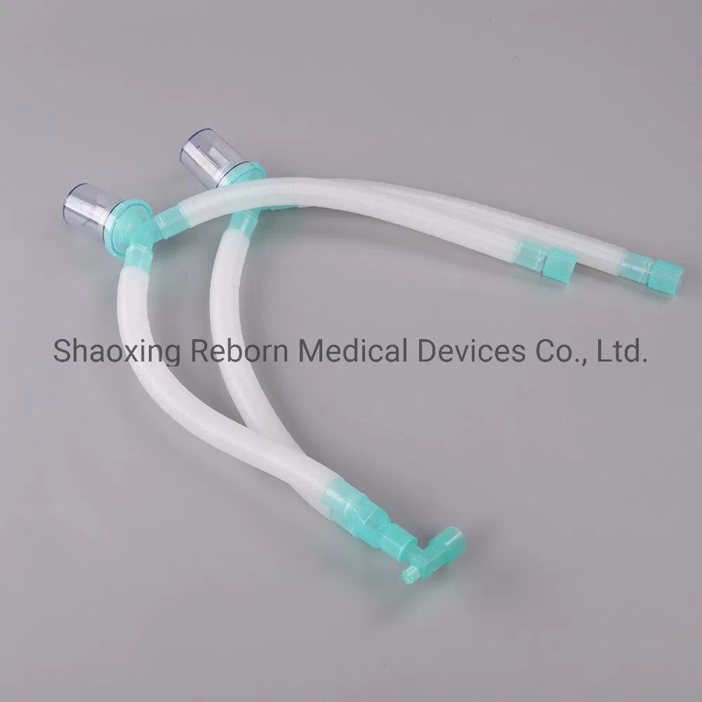 CE and ISO Marked Best Quality Disposable Corrugated Anesthesia Circuit for Hospital Use