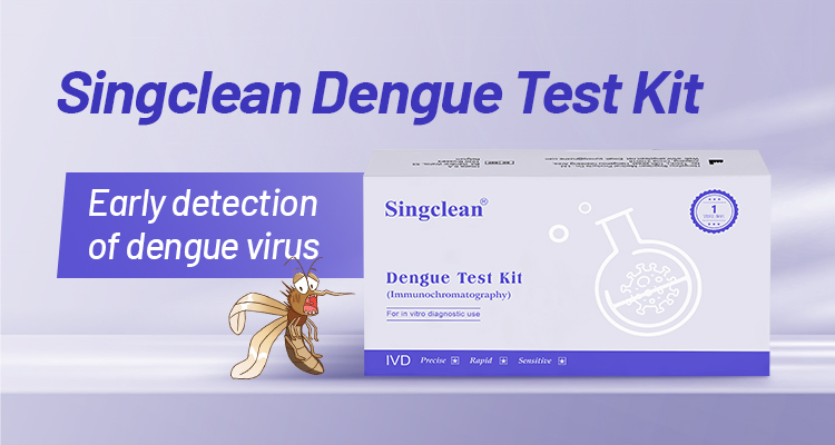 Singclean Medical Diagnostic Kit Cassette Anti Dengue Fever Dengue Antigen Rapid Test Kits