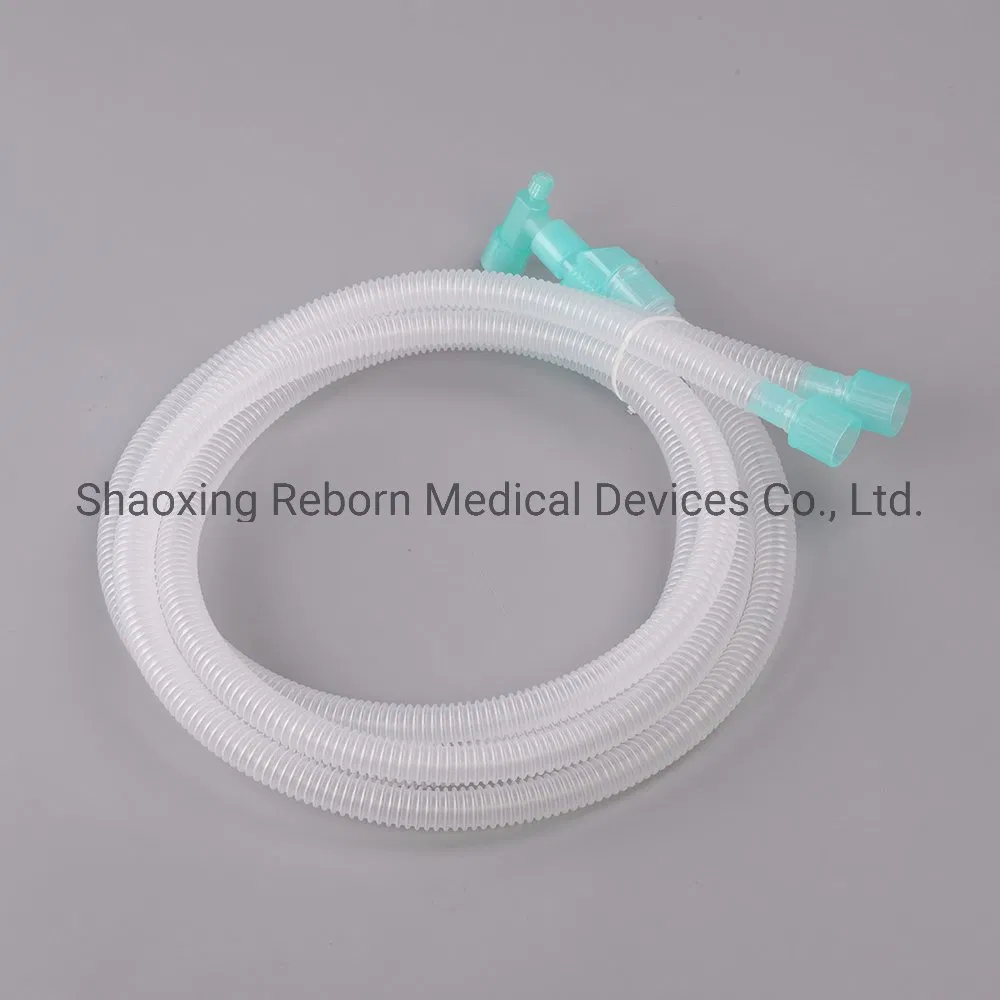 CE and ISO Marked Best Quality Disposable Corrugated Anesthesia Circuit for Hospital Use