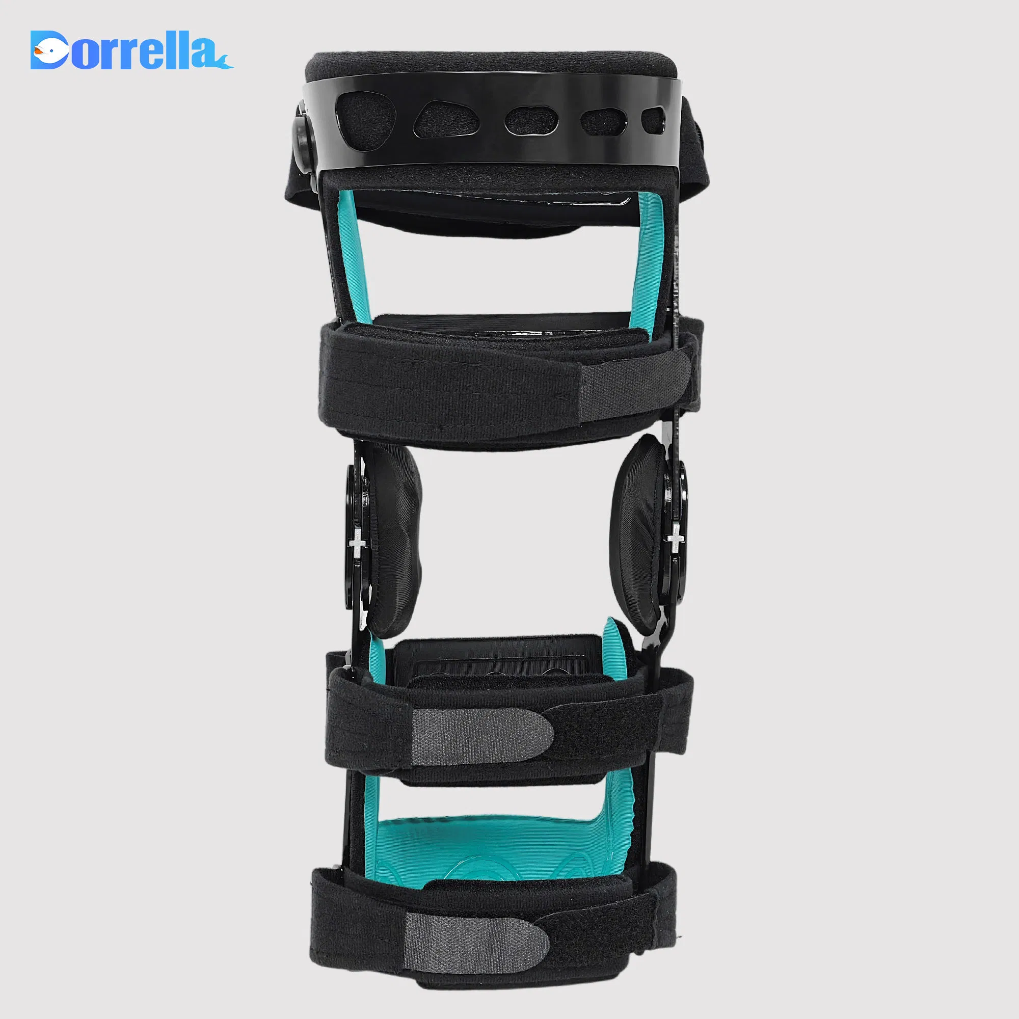 Medical Adjustable Orthopedic Knee Support Brace Hinged Orthosis Functional Angle Knee Immobilizer Fixed Brace