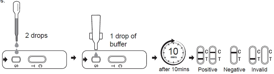 Singclean Medical Diagnostic Kit Cassette Anti Dengue Fever Dengue Antigen Rapid Test Kits