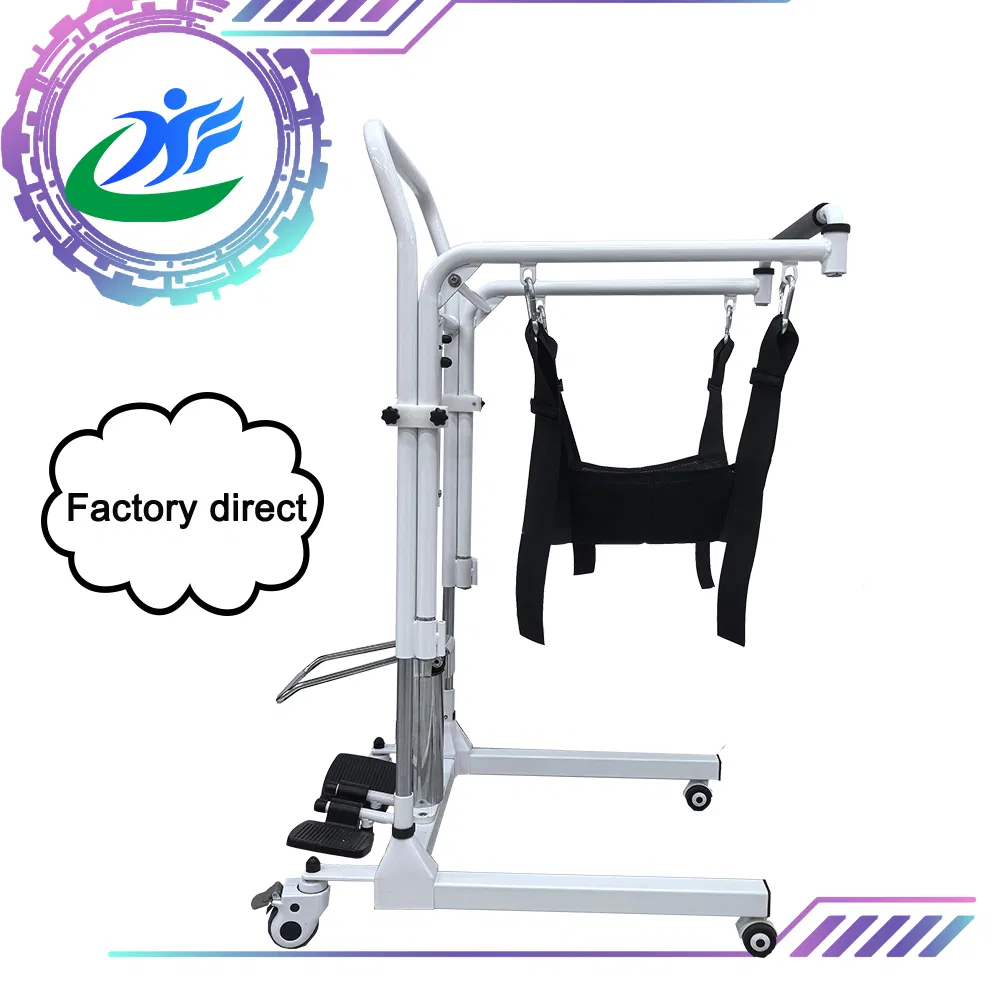 Hydraulic Patient Lift Sling for Elderly Commode Toilet Chair Use