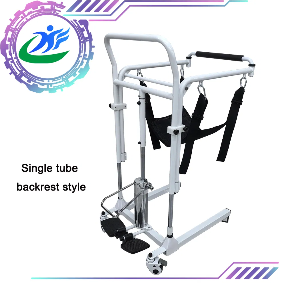 Hydraulic Patient Lift Sling for Elderly Commode Toilet Chair Use