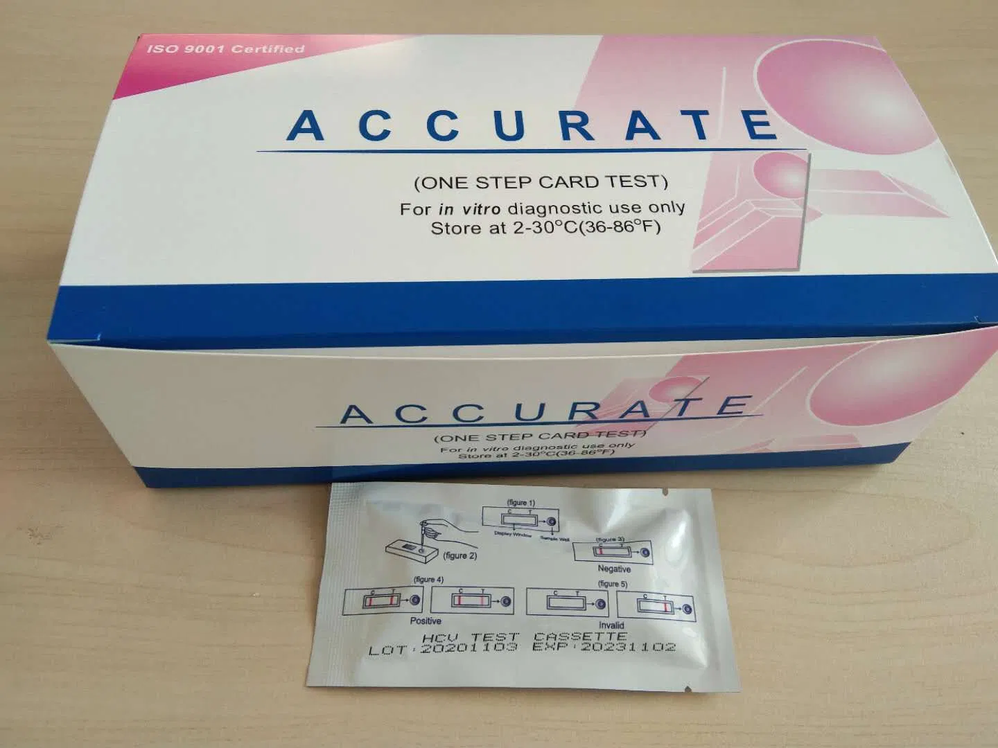 One Step Rapid Medical Diagnostic HCV Rapid Test Kits Cassette/Device