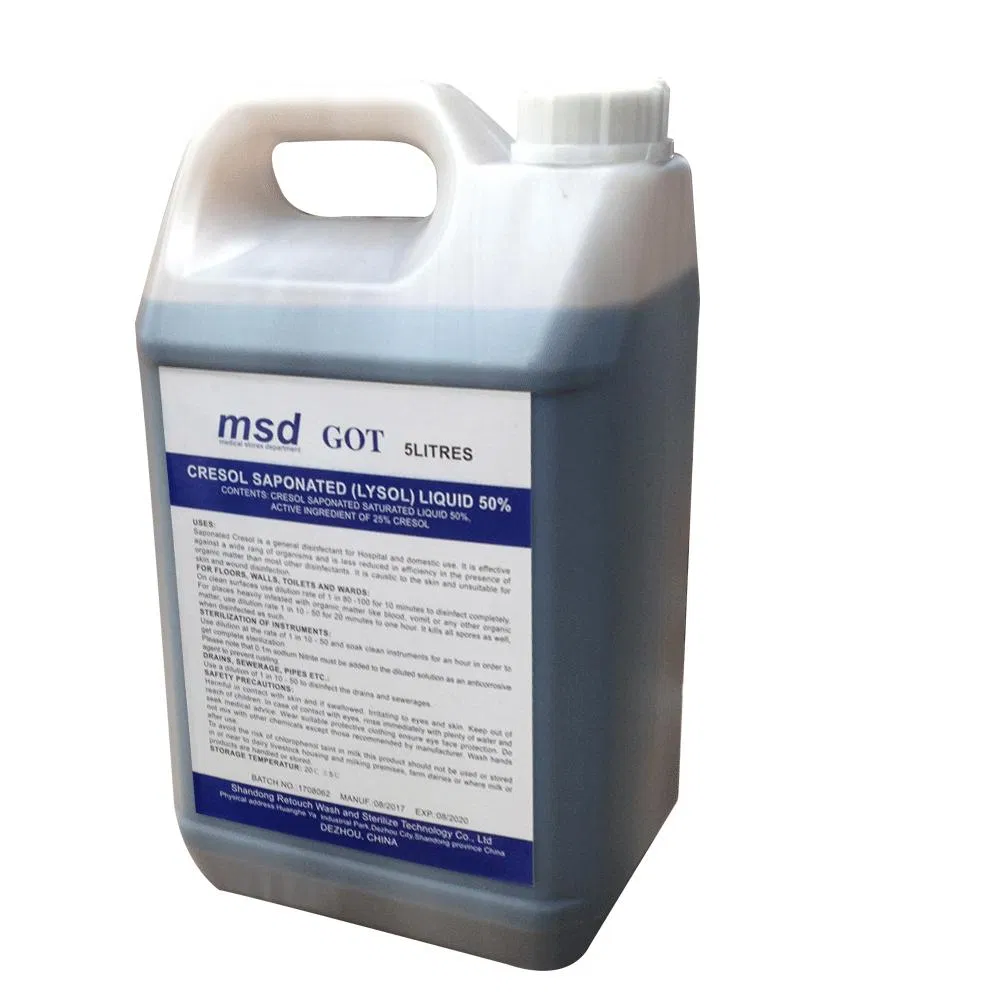 Medical Grade Cresol Soap Disinfectant for Pathogen Control