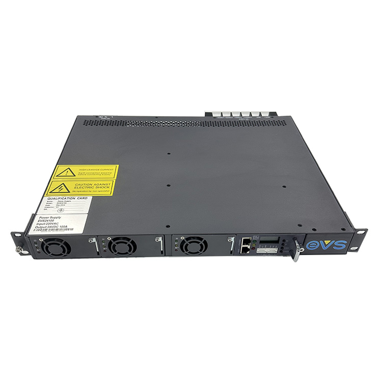EVS SNMP 48V 60A 19 Inch 1U Embedded Rack-Mounted AC/DC Input 3200W Modular Telecom DC Power Supplies 48V 95.5% Efficiency