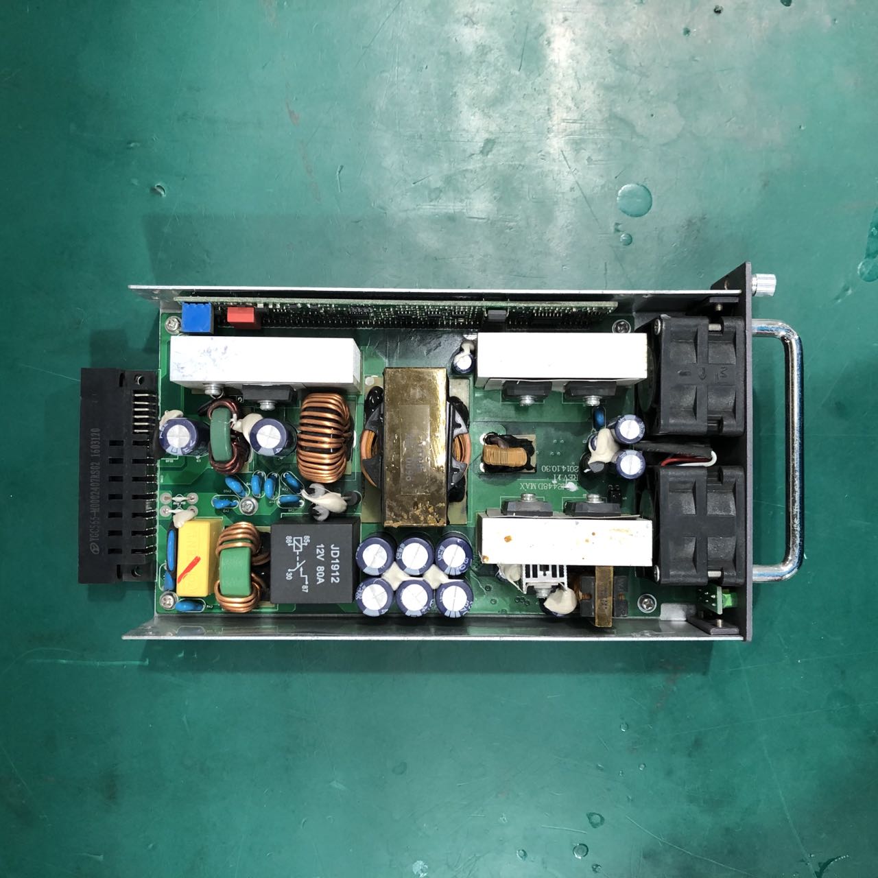 1U Rack Mounted 19 Inch DC-DC Converter 12V DC to 48V DC 20A Output Current Single Output for Industrial Use