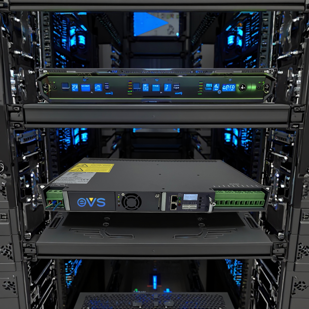 Telecom Rectifier Supply Unit Close-up