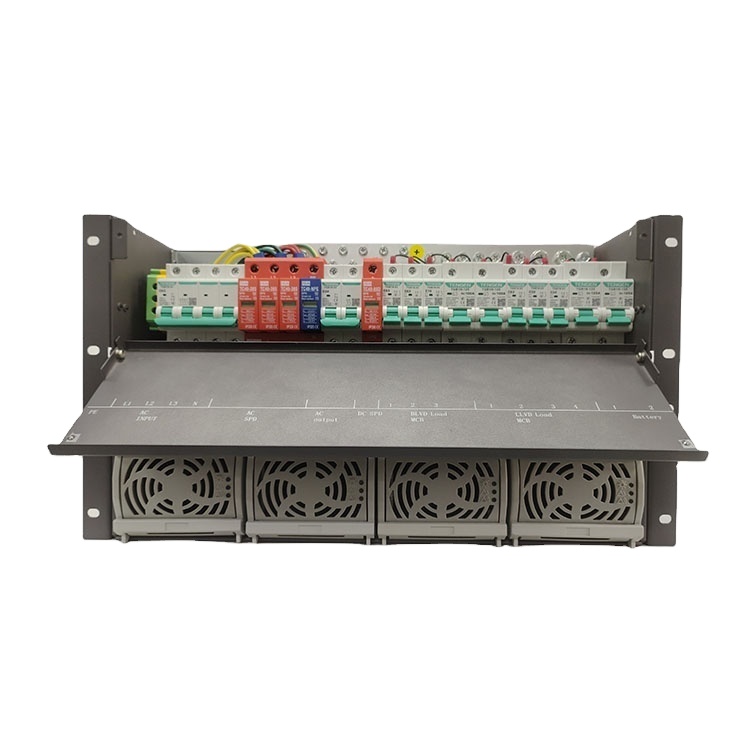 Hot Selling 220V/380V AC to 24V/48V/110V/220V DC Rectifier System 200A Telecom Power Supply Single Output 6U Rack Type