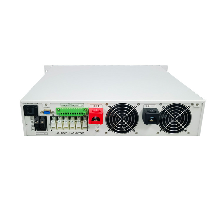 High Frequency Pure Sine Wave Industrial Telecom DC/AC Inverter Single Output 1000W 2U 19-Inch 110V to 220V Converter Peak Power