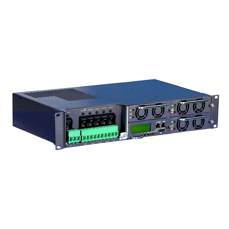 Single Output 48V 3000W Rack Mount Power Supply 48VDC AC-DC Rectifier 2U 100A Current 220V/110V/230V Input Industrial Use 48V