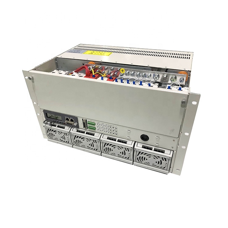 EVS 10000W Telecom Cabinet AC-DC Modular Power Supply System Single 110V DC Rectifiers Industry Use 95% Efficiency DIN Rail