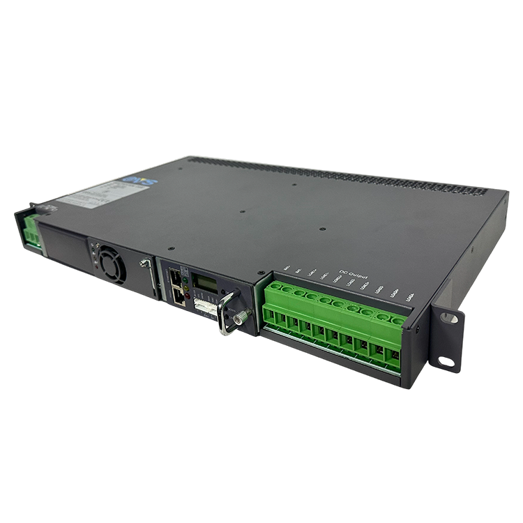 High Efficiency -48VDC AC-DC Telecom Power System Single 30A Rectifier 19 Rack Mounted Integrated Web/SNMP CE RoHS for for