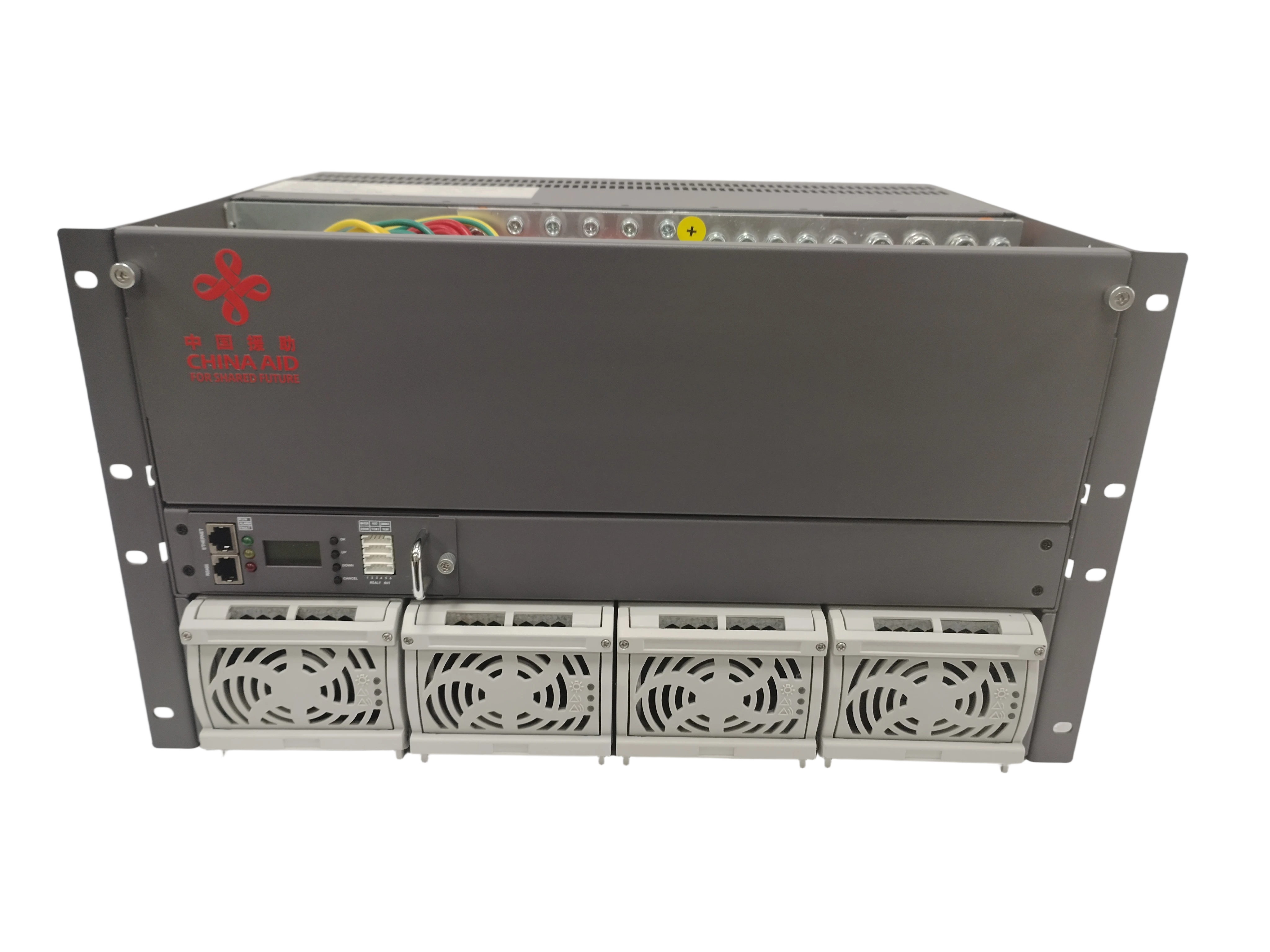 Customizable 2U Rack Mount Single Transformer Rectifier Power System 220V AC 110V DC Converter 80A 92% Efficiency Telecom Base