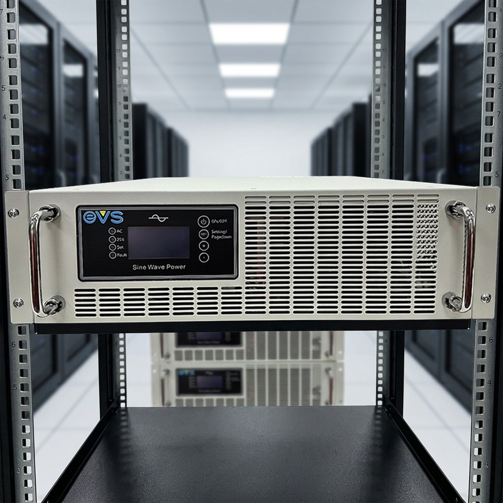 19 Inch Rack Mount Single Phase 125V to 220V/230V 1KVA-10KVA Sine Wave 50/60Hz Telecom Inverter RS485 SDK