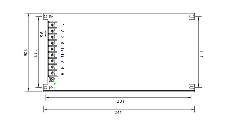 Single Output AC220V to DC27V 1000W 93% Efficiency Switching Power Supply for Machines and Motors