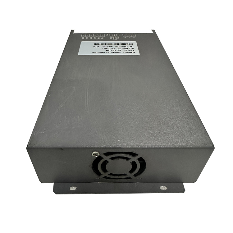 Factory Supply EV4810A AC-DC 48V 10A Single Output Battery Charger 92% Efficiency for Telecom Switches RS485 Communication