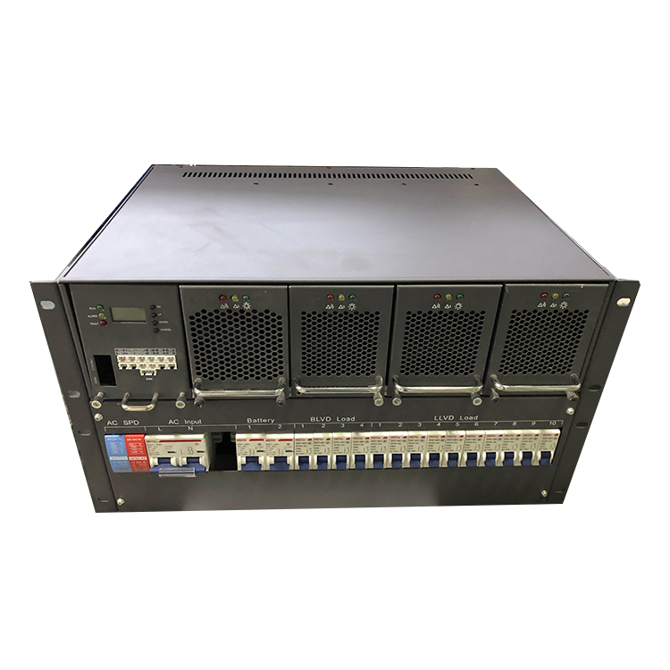 EVS 10000W Telecom Cabinet AC-DC Modular Power Supply System Single 110V DC Rectifiers Industry Use 95% Efficiency DIN Rail