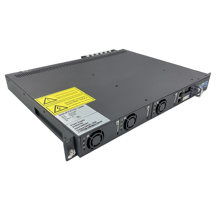 EVS SNMP 48V 60A 19 Inch 1U Embedded Rack-Mounted AC/DC Input 3200W Modular Telecom DC Power Supplies 48V 95.5% Efficiency