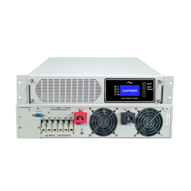 EVS EVS-A3-5048R 5KW Single-Phase Telecom Inverter Converter 48v 220v 5000W Industrial Motor 50/60 Hz Sine Wave 220VAC Rack