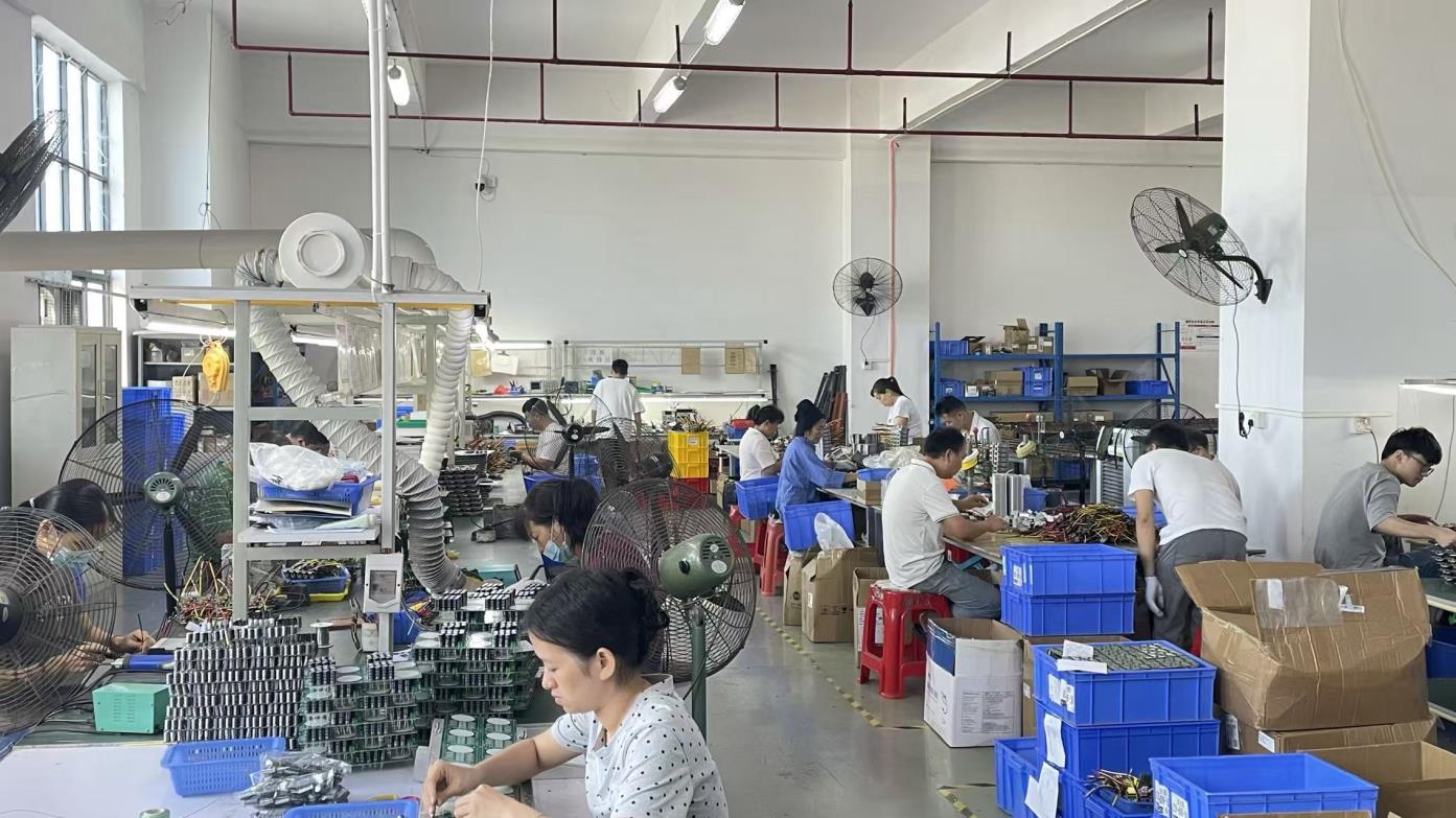 Assembly line production at EVS Powers Guangzhou factory