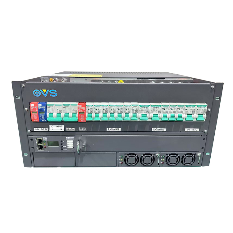 EVSPOWER EVS48200-H5B4 48V Embedded Rack Mount DC Power Supply 200A Output 60Hz Telecom Power Rectifier System 220V/380V