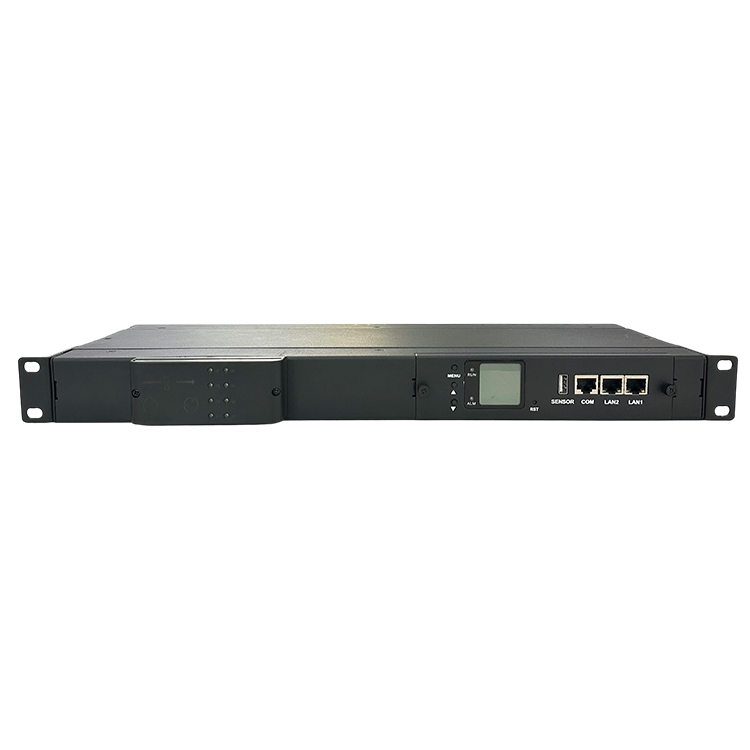 Rack Mount EVSPOWER EVS16S-8P 16A 48V 8-Socket IP20 Distribution Box with SNMP Switch for Network Cabinet
