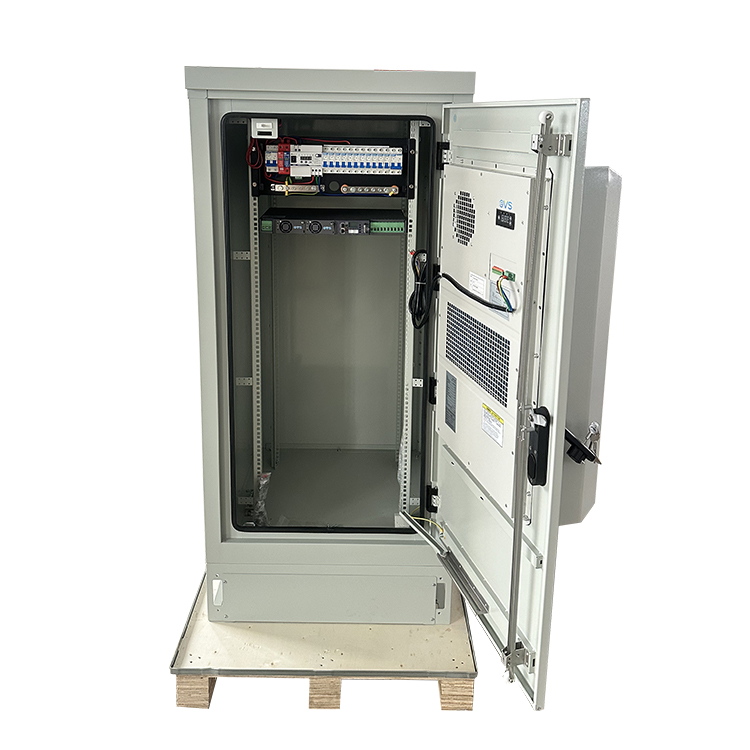 Industrial Outdoor Telecom Network Cabinet IP55 Metal Enclosure Battery Rack