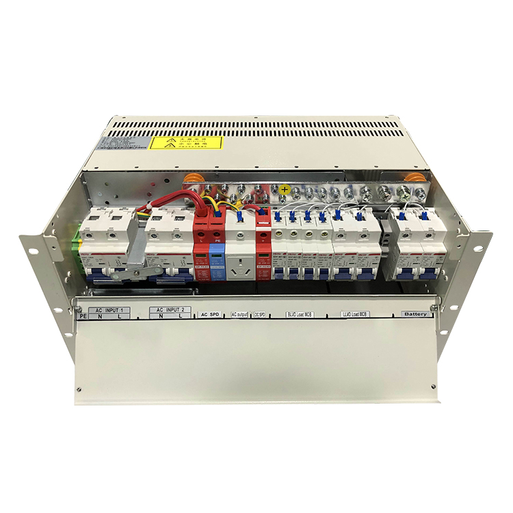 Hot Selling EVS48200-H6B1 220V AC 48V DC Rectifier System 6U Rack Mount 50A Single 380V Input Telecom Industry Power Systems