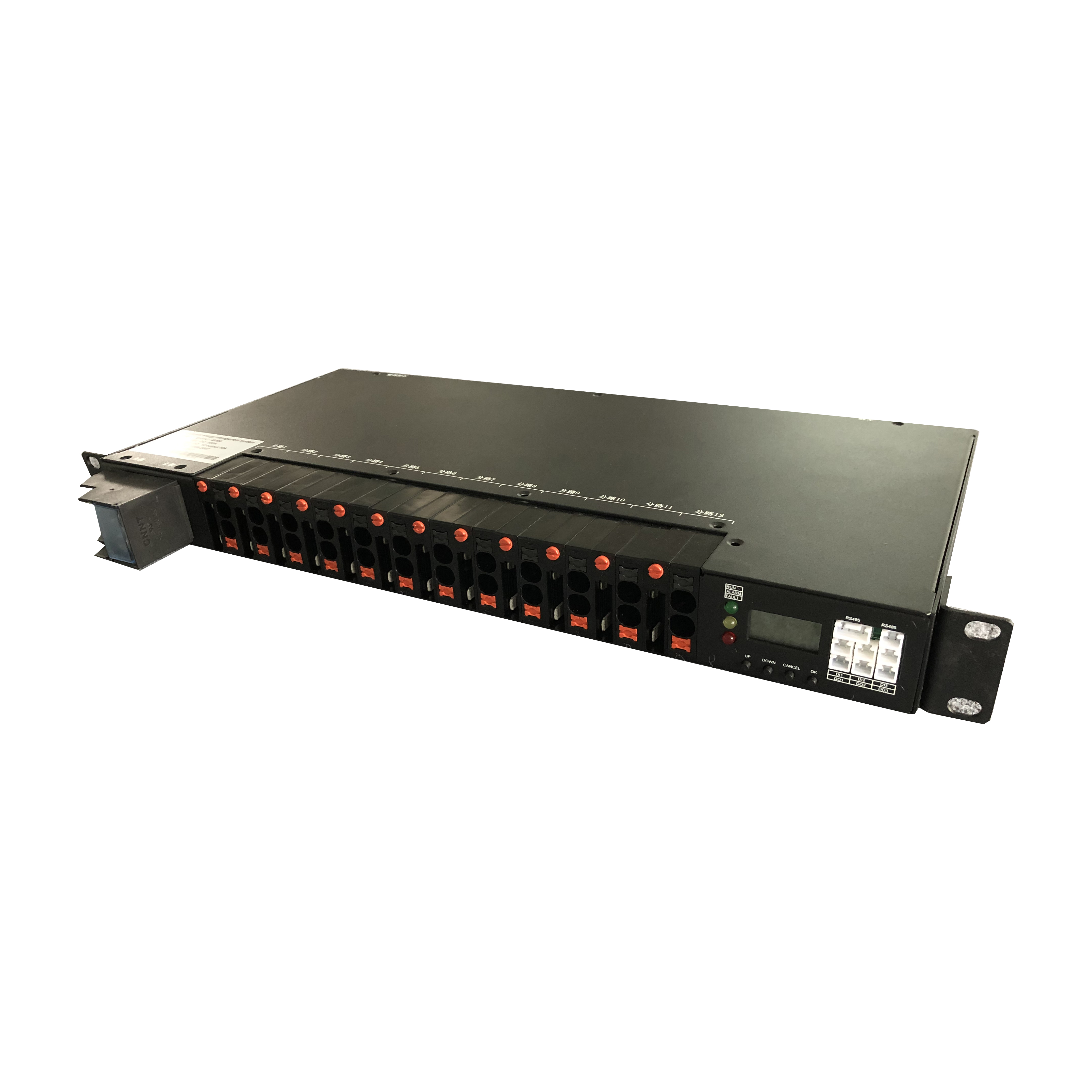 EVS EVS1U-48300PDU 48V DC Power Supply Distribution Unit 300A 19-inch 1U Rack Mount Industrial Telecom Equipment