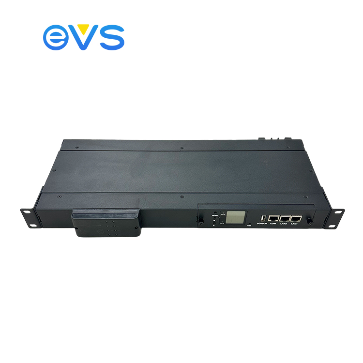 Rack Mount EVSPOWER EVS16S-8P 16A 48V 8-Socket IP20 Distribution Box with SNMP Switch for Network Cabinet