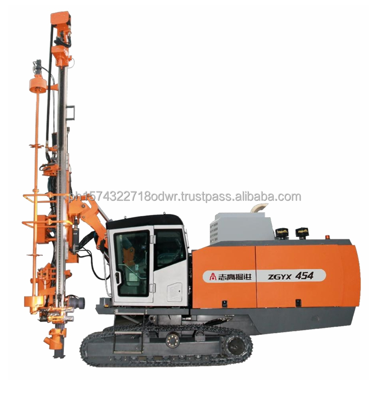 Rock Quarry 35m Mining Integrate Crawler Stone Blasting Hole drilling Rig Machine With air Compressor