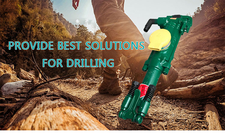 Factory Direct Sale Mining Pneumatic Jack Hammer Hand Rock Drill for Sale