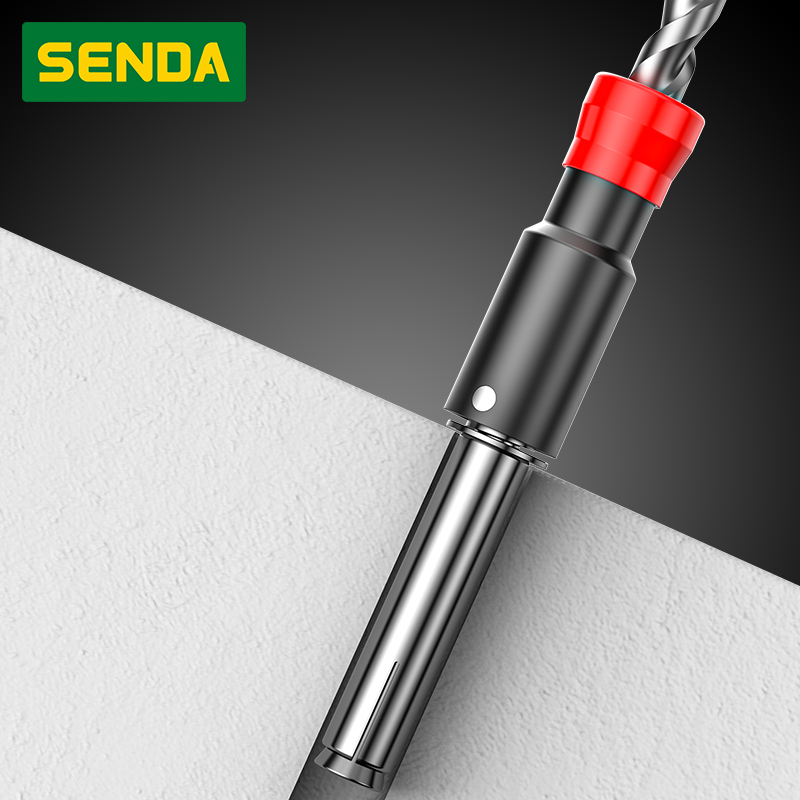Drill Bit &amp; Socket Combo Tool for Anchor Bolt Installation