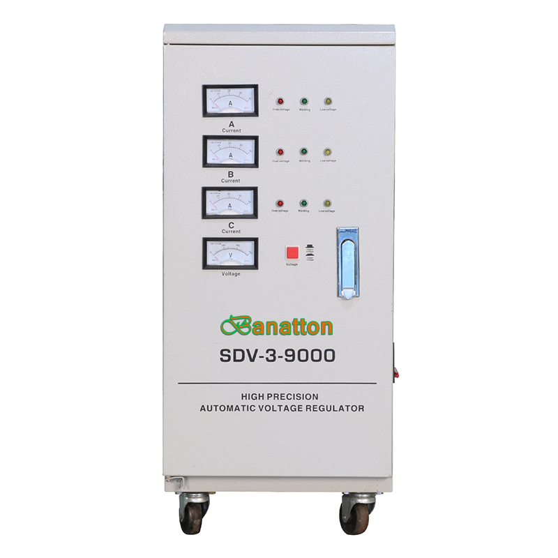 Banatton 6KVA 9KVA Three Phase Servo Motor AC Automatic Voltage Regulator Stabilizers