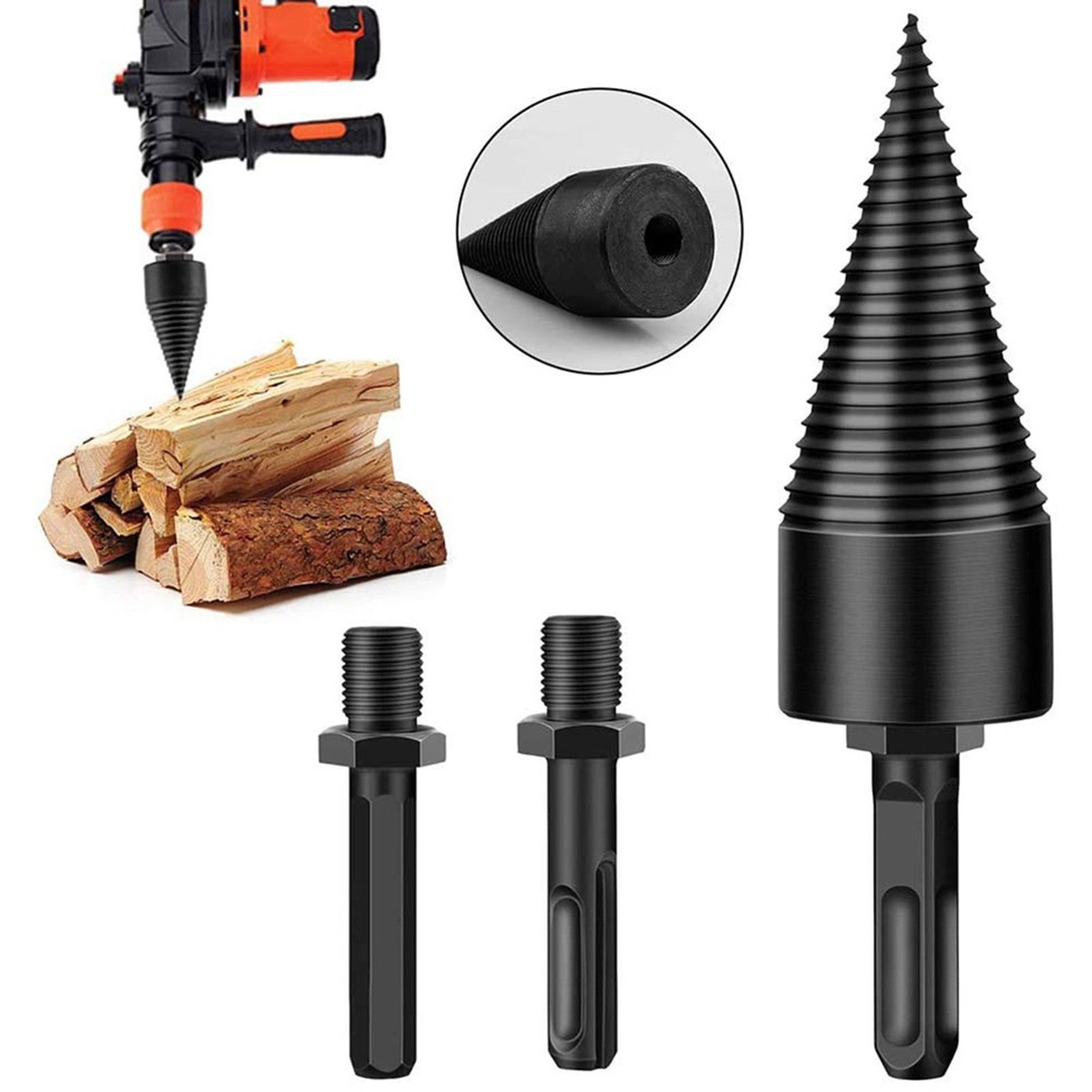 Wood Splitter Drill Bit Detail 4