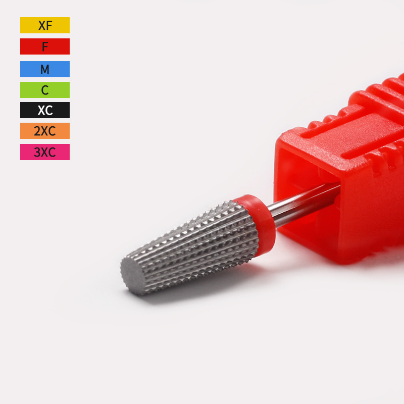 5 in 1 Removable Nails Dilling Pen Pedicure Manicure Carbide File Tungsten Nail Drill Bits for Beauty Salon Tools