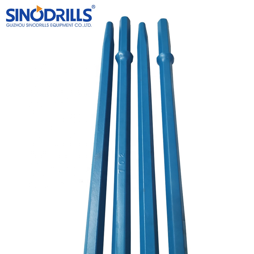 Sinodrills Multi Function Barrenos Conicos H22x108 Tapered Drill Rod for Copper Mine