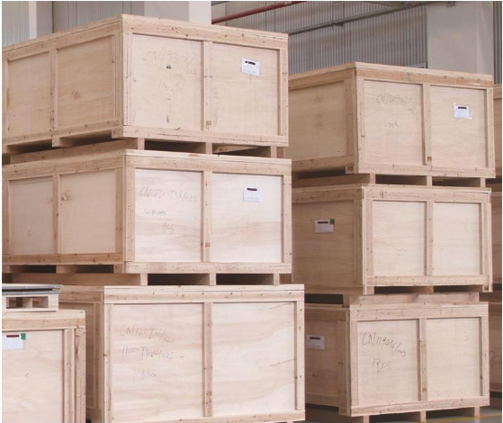 Wooden Box Secure Packing