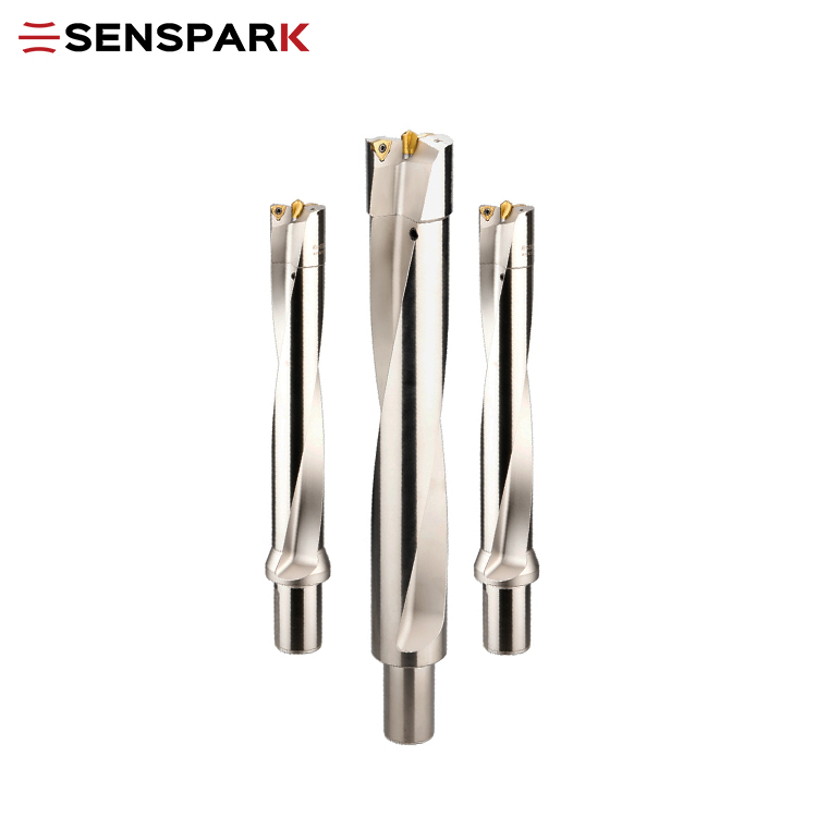 Split Type WPD U Drill Removable Extended Violent Drill With Pilot Drill Deep Large Hole Drill Bit for CNC Lathe SENSPARK