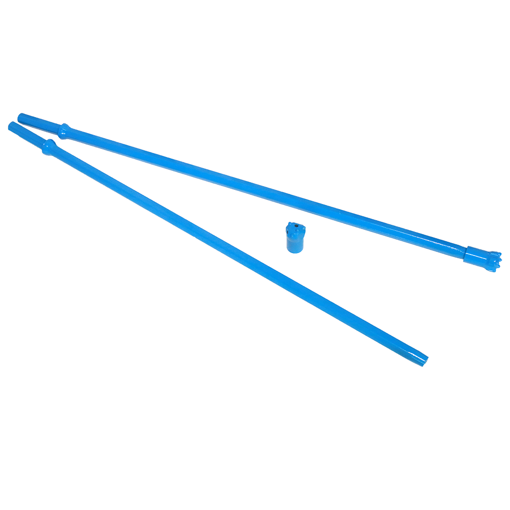7/11/12 Degree Tapered Carbon Steel Drill Rod H22 Conical Bars Coal Mining Drilling Tool Machine Casting Mining Machine Parts