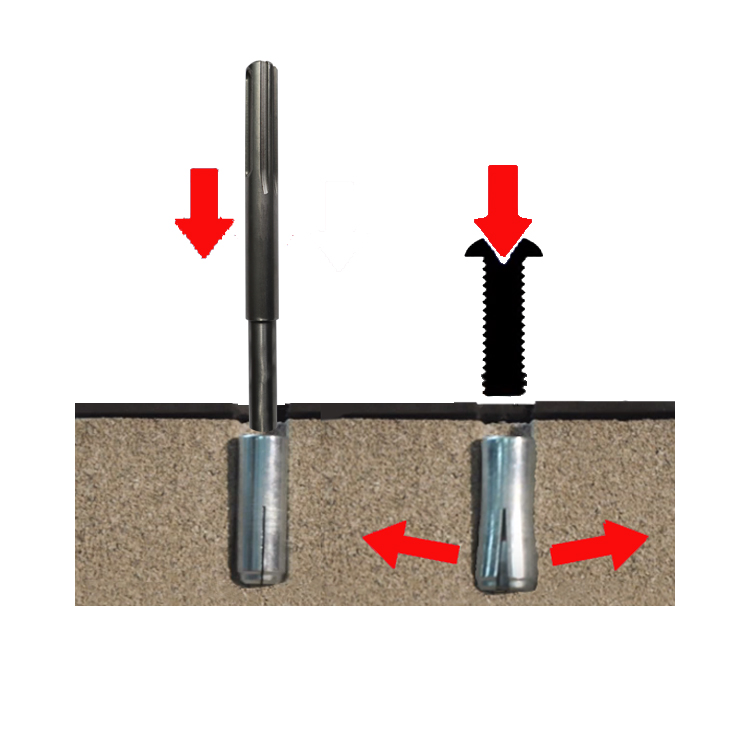5/8" SDS Max Shank Auto Drop in Anchor Setting Tool for Bolt Drop in