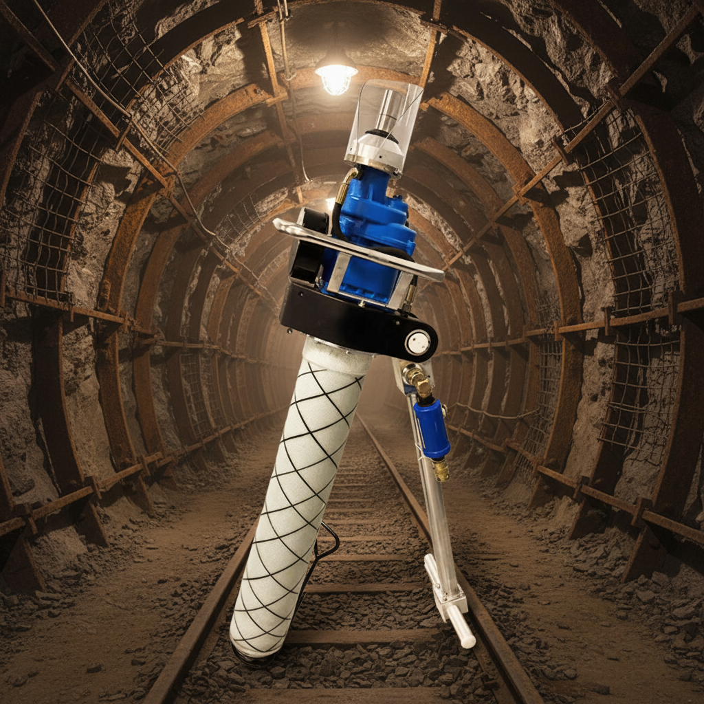 Roof Bolting Rig Hydraulic Pneumatic Anchor Drilling Rig Pneumatic Roof Bolter for Underground Mining