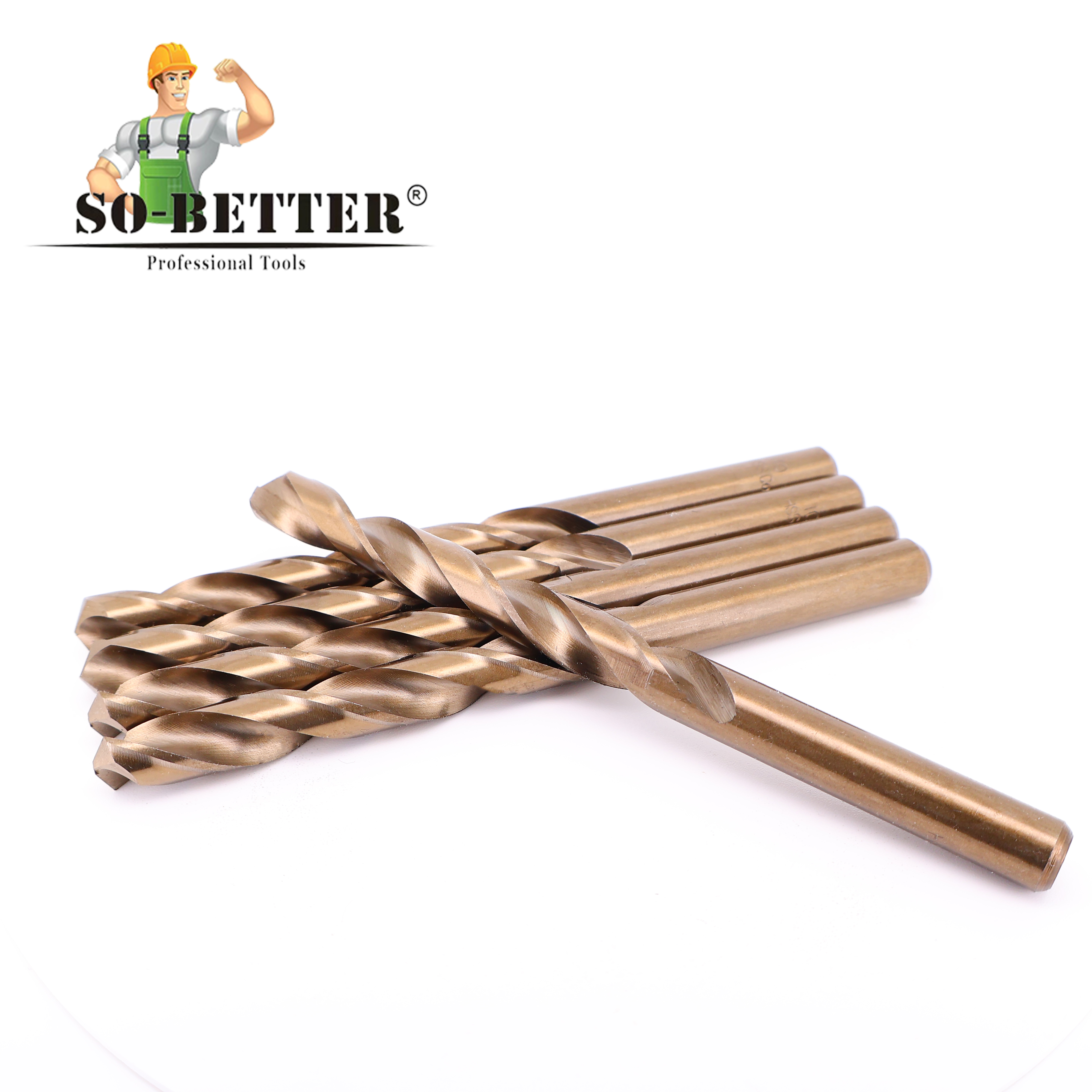 Factory Direct HSS Cobalt Twist Drill Bits Fully Grinding For Stainless Steel Metal Drilling Wholesale
