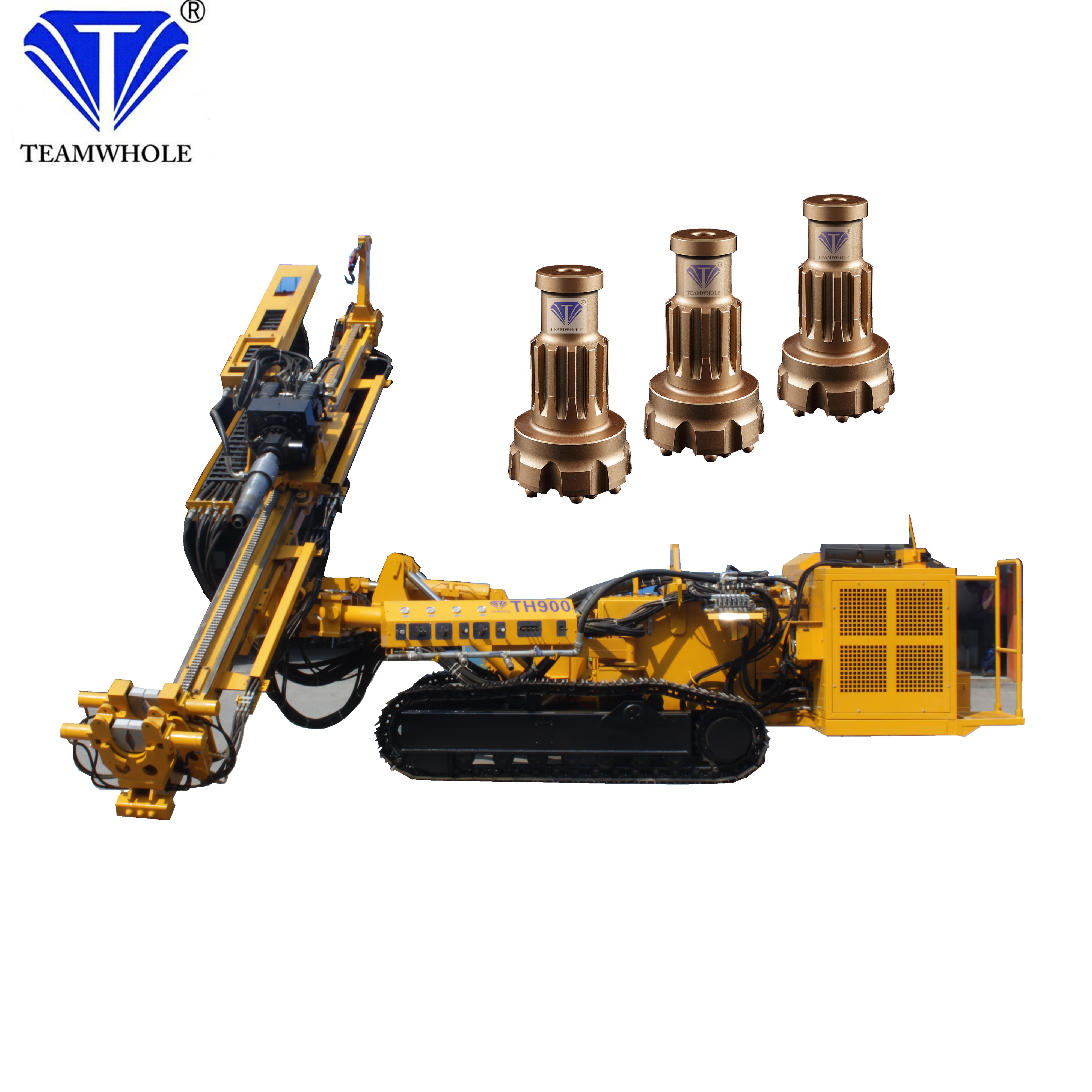 Factory Direct Sales Crawler Twin Drive Rotary Gearbox DTH Rock Drilling Drill Rig