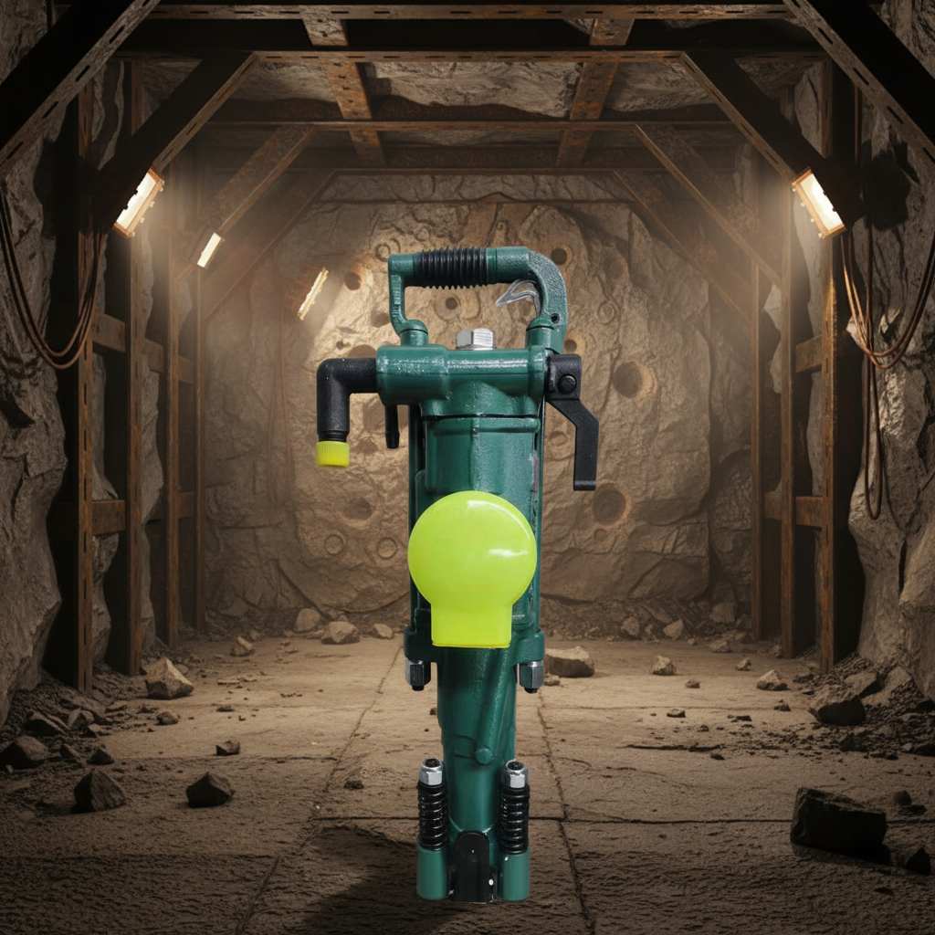 Hand-held and Air Leg Pneumatic Rock Drill Yt28 Air Leg Jack Hammer Drill Pneumatic Coal Mining Underground Rig