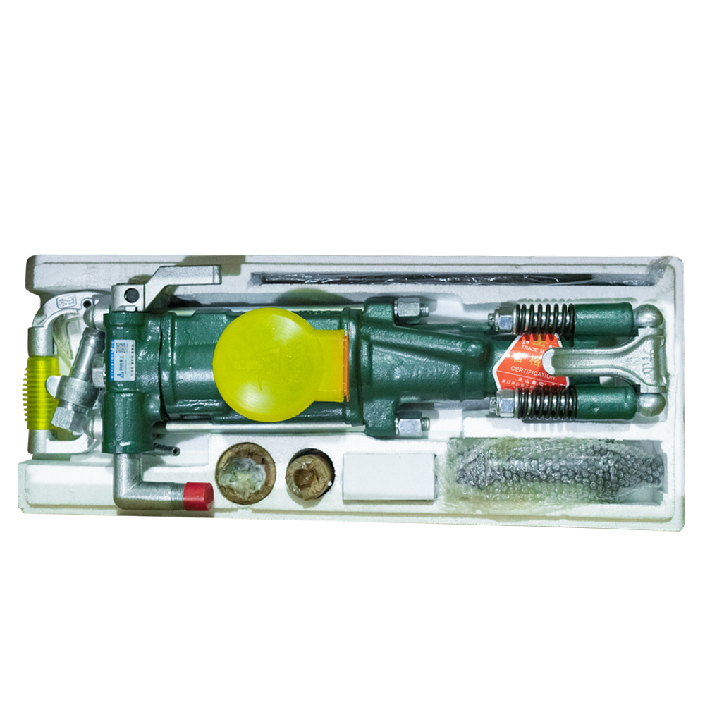KAISHAN Hand Held Pneumatic YT28 Hand Hammer Rock Drill Mini Rock Drill Machine Motor Impact Energy 70J Impact Frequency